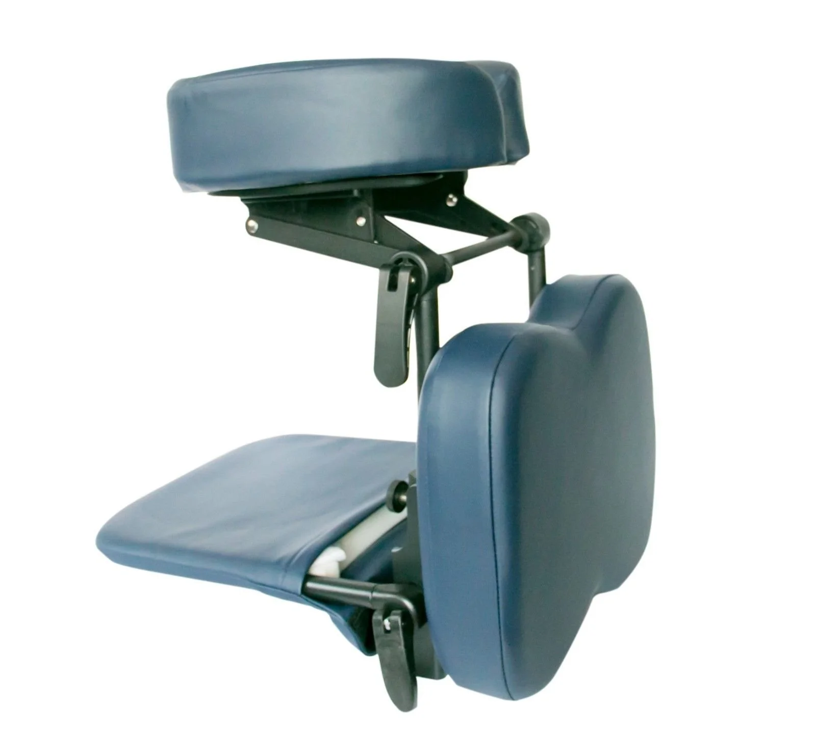 Portable face down seated support device